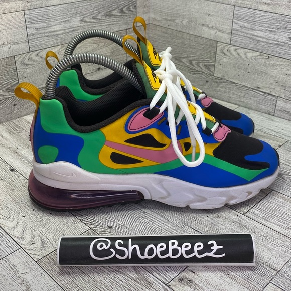 Nike Shoes - Nike Air Max 270 React Sneakers, Multi, Big Kids Youth 4 Women's 5.5